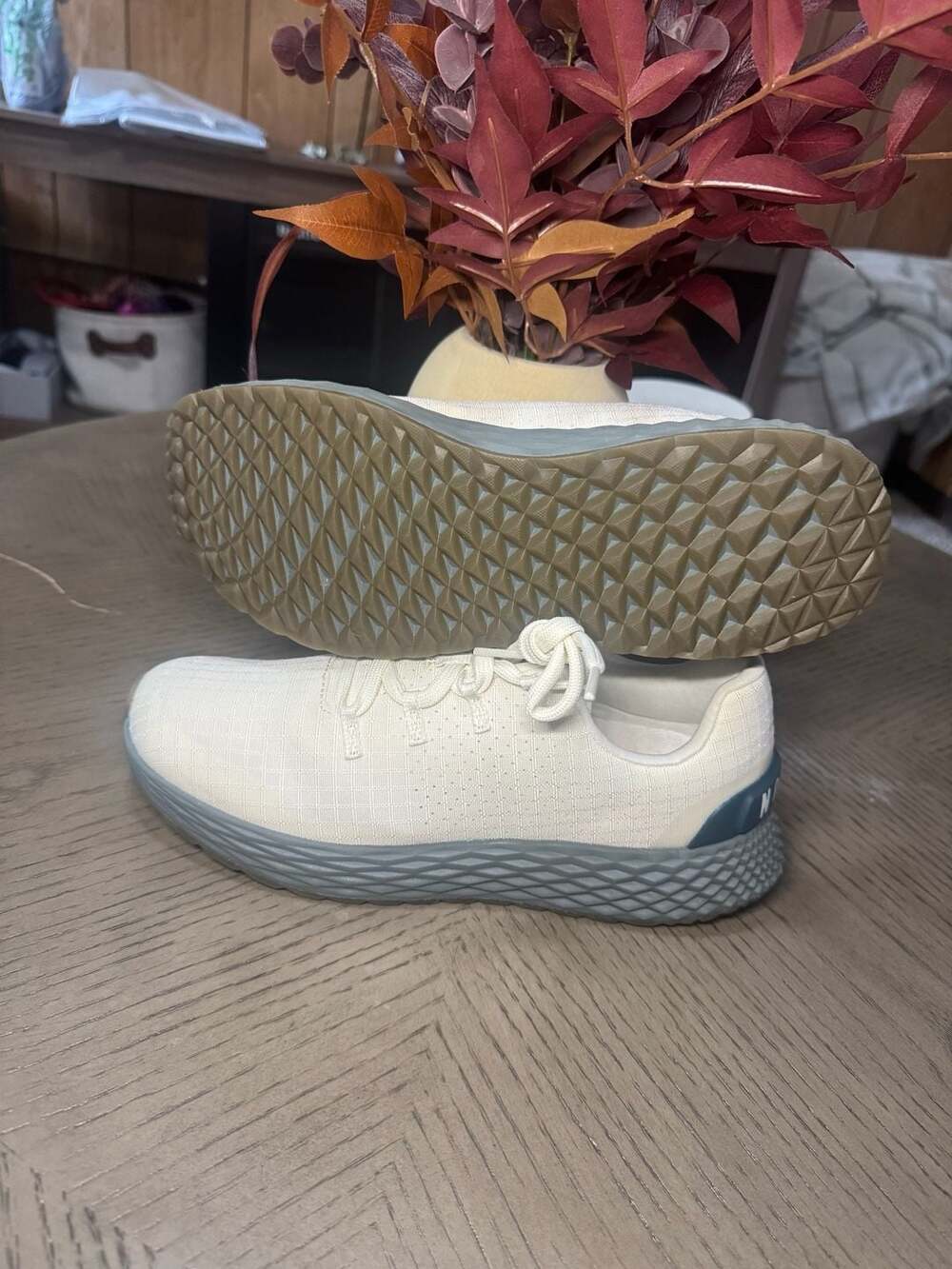 Nobull Allday Ripstop Cream Shoes Size 7